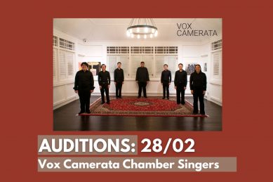 Vox Camerata Chamber Singers Auditions 2021