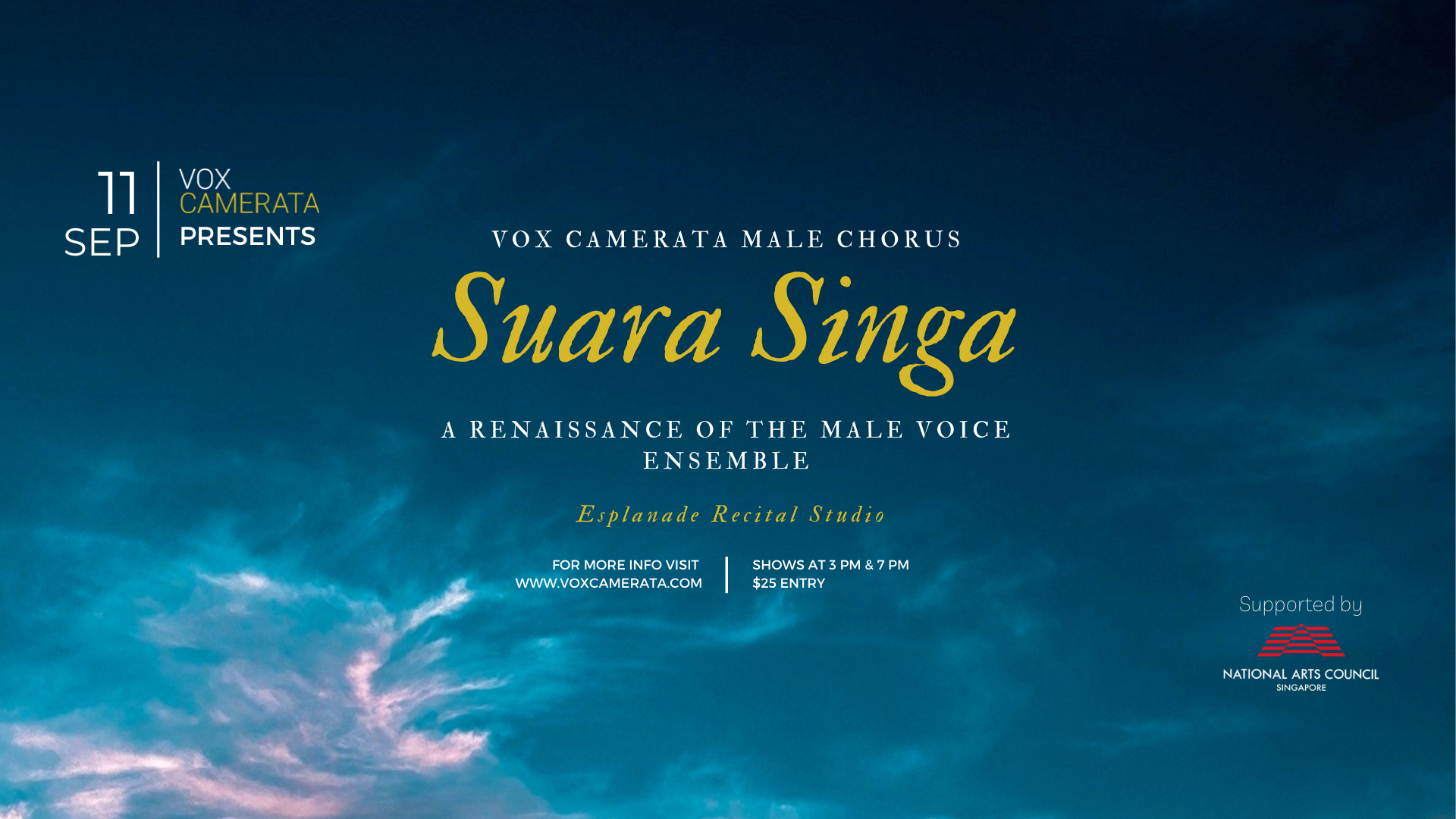 Suara Singa: A Renaissance of the Male Voice Ensemble