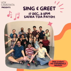 Sing & Greet – Dec 2022!